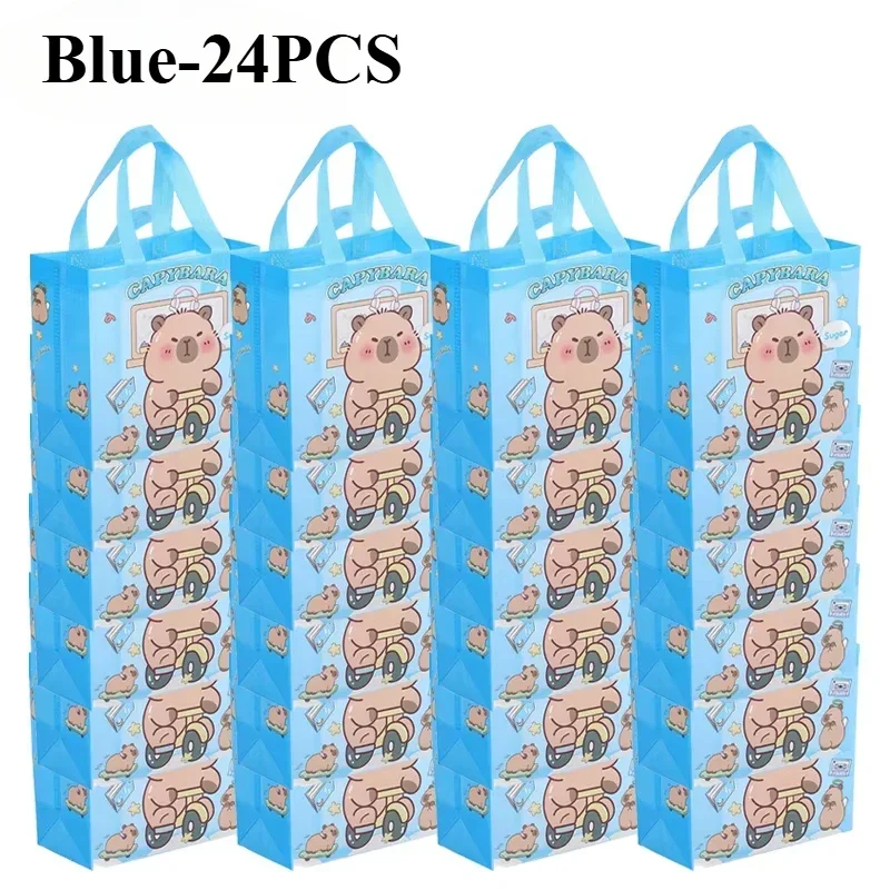 New Capybara Non-Woven Tote Bags, Reusable Waterproof Shopping and Gift Bags for Kids, Parties, Snacks, Small Gifts, and Daily Use, Foldable, Durable, Factory Direct Supply - 图片 10