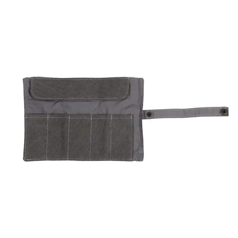 Premium Canvas Watch Band Roll Organizer with 5 Individual Slots, Portable Travel Storage Case for Smart Watches and Straps, Durable Anti-Slip Wristwatch Bag for Secure On-the-Go Protection 26