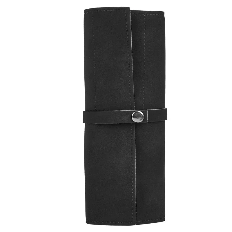 Travel Watch Organizer | Premium Full Grain Leather Watch Band Roll Organizer, 5-Slot Handmade Travel Case for Watch Straps, Portable Storage Box for Watch Lovers, Easy Carry-On Accessory for Watches & Jewelry - 图片 9