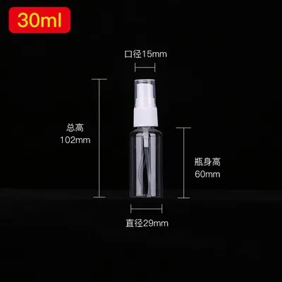 20ml 30ml 50ml 60ml 100ml Transparent Refillable Plastic Perfume Spray Bottles | Mini Travel Atomizer, Portable Cosmetic Container, Empty Refillable Spray Bottle, Handbag and Festival Friendly - 图片 21