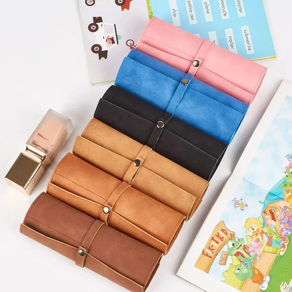 Travel Watch Organizer | Premium Full Grain Leather Watch Band Roll Organizer, 5-Slot Handmade Travel Case for Watch Straps, Portable Storage Box for Watch Lovers, Easy Carry-On Accessory for Watches & Jewelry - 图片 6