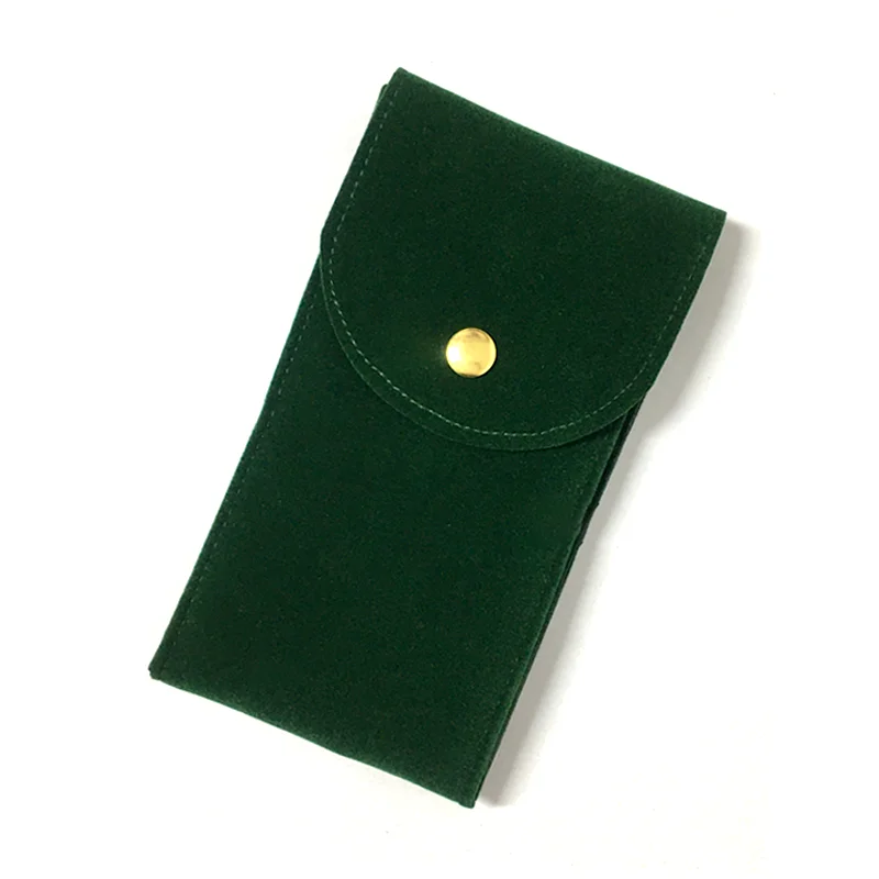 Travel Watch Organizer | Premium Embers Travel Watch Bag in Blue, Green, Gray, and Black Flannelette, Soft Velvet Lined Portable Storage Case for Wristwatches, Durable Dust-Proof Organizer, Compact Gift Pouch for Men, Business, Gym, and Travel - 图片 17