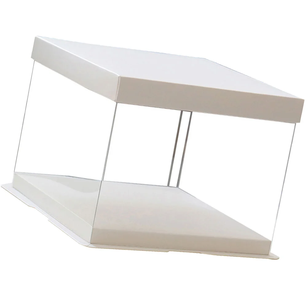 2Pcs 8-Inch Clear Birthday Cake Storage Boxes, Transparent Plastic Cake Containers for Desserts, Pastries, Muffins, Party or Wedding Treats, Food-Safe Durable Plastic Boxes with Secure Lid for Home or Professional Baking - 图片 9