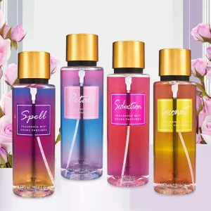 Elegant Empty Perfume Bottle with Gift Box for Women – 100ml Refillable Container Made of Glass PET Acrylic or Metal, Alloy ABS or Wooden Caps, Paperboard Kraft or Recycled Boxes with Matte Glossy or Embossed Finish