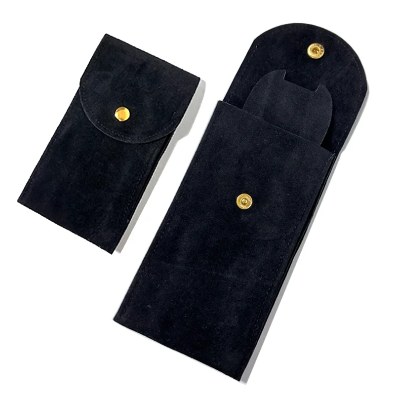 Travel Watch Organizer | Premium Embers Travel Watch Bag in Blue, Green, Gray, and Black Flannelette, Soft Velvet Lined Portable Storage Case for Wristwatches, Durable Dust-Proof Organizer, Compact Gift Pouch for Men, Business, Gym, and Travel - 图片 4