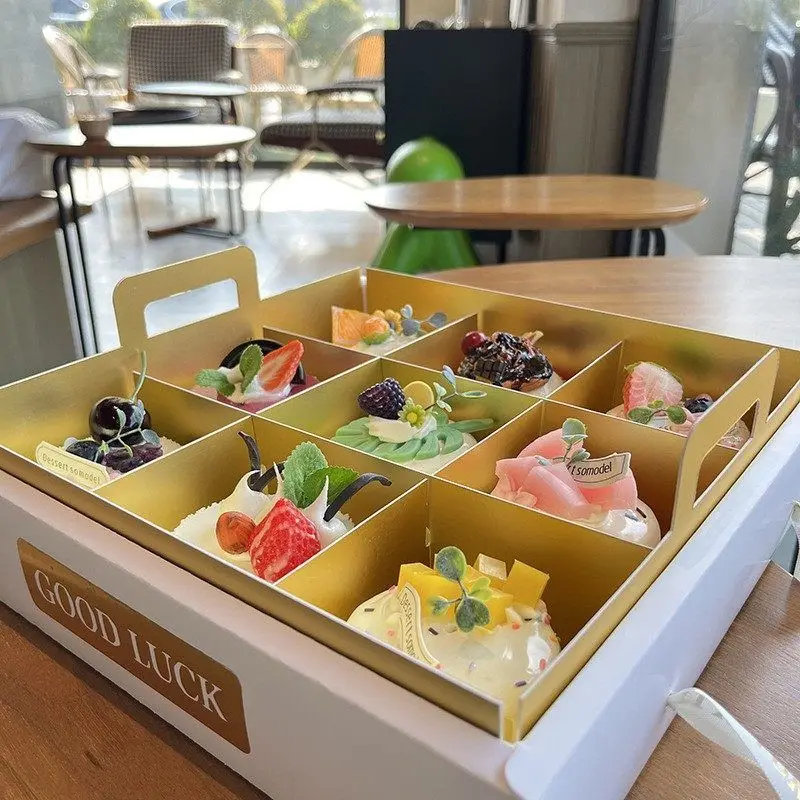 Transparent Four-Grid Dessert Cake Box 4 Compartments Clear Pastry Packaging Container for Mousse, Cupcakes, Cookies, Afternoon Tea, Picnic, Takeaway, Bakery, Party, Home Kitchen Sweet Treat Storage Transparent Four-Grid Dessert Cake Box 4 Compartments Clear Pastry Packaging Container for Mousse, Cupcakes, Cookies, Afternoon Tea, Picnic, Takeaway, Bakery, Party, Home Kitchen Sweet Treat Storage 10