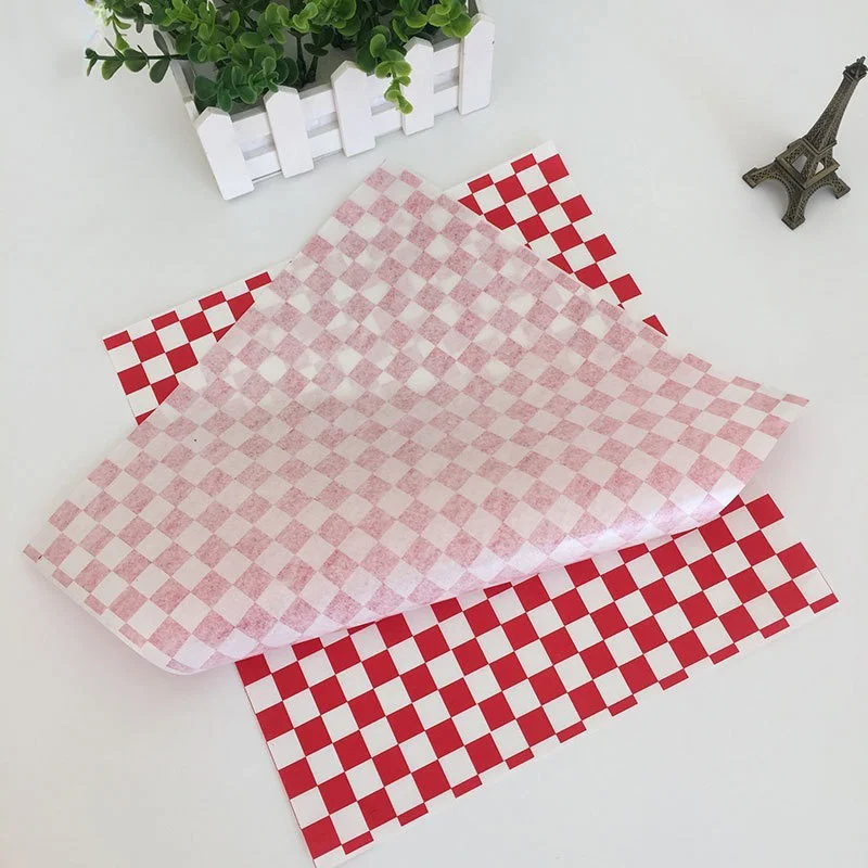 100 Pcs Food-Grade Greaseproof Wrapping Paper Sheets for Fast Food, Pizza, Burgers, and Fried Snacks – Eco-Friendly Wax Paper Liner, Rectangular Foldable Design, Non-Toxic Oil-Barrier Sheets for Baking, Pastry, and Takeaway 3