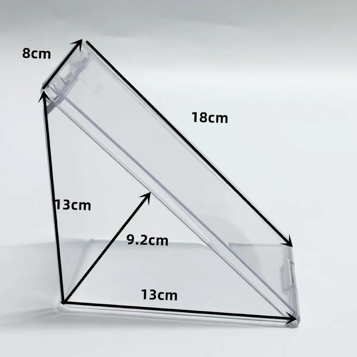 10PCS Triangle Sandwich Container Reusable Airtight Plastic Box, Transparent Portable Cake Slice Holder, Food-Grade Storage Bento Box for Travel, Picnic, Office, School Lunch, Leakproof & Dishwasher Safe 4