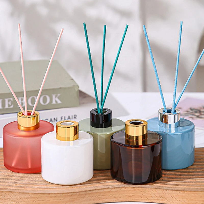 150ml Refillable Glass Diffuser and Perfume Bottles – Empty Fragrance Containers for Essential Oils, Aromatherapy, Home Decor, Stress Relief, Cosmetic Storage, Elegant and Reusable - 图片 5
