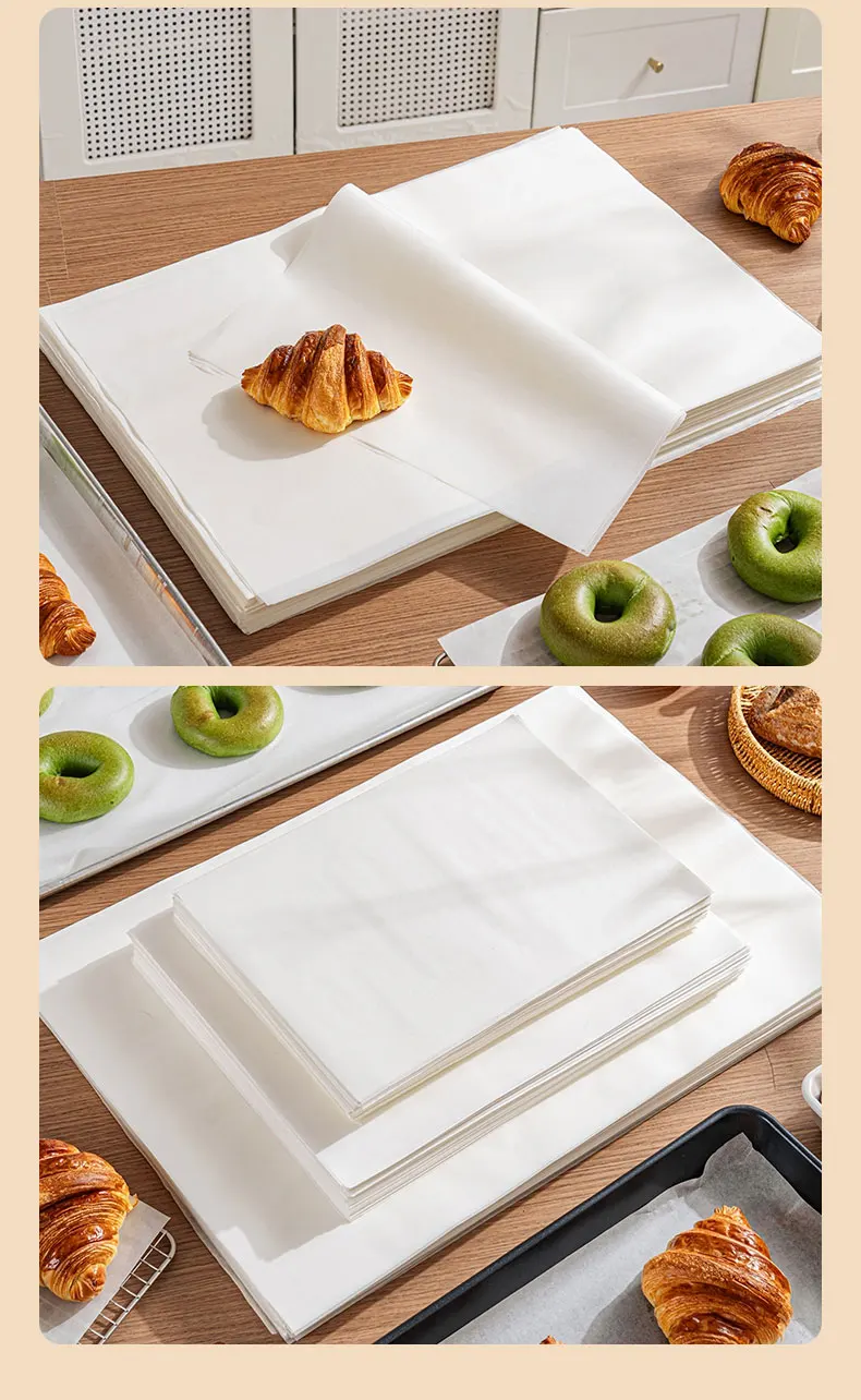 50/100pcs Non-Stick Silicone Baking Paper – Square & Rectangular Greaseproof Sheets for Barbecue, Steaming, Freezing, Cooking, Oven & Kitchen Camping Tools 9