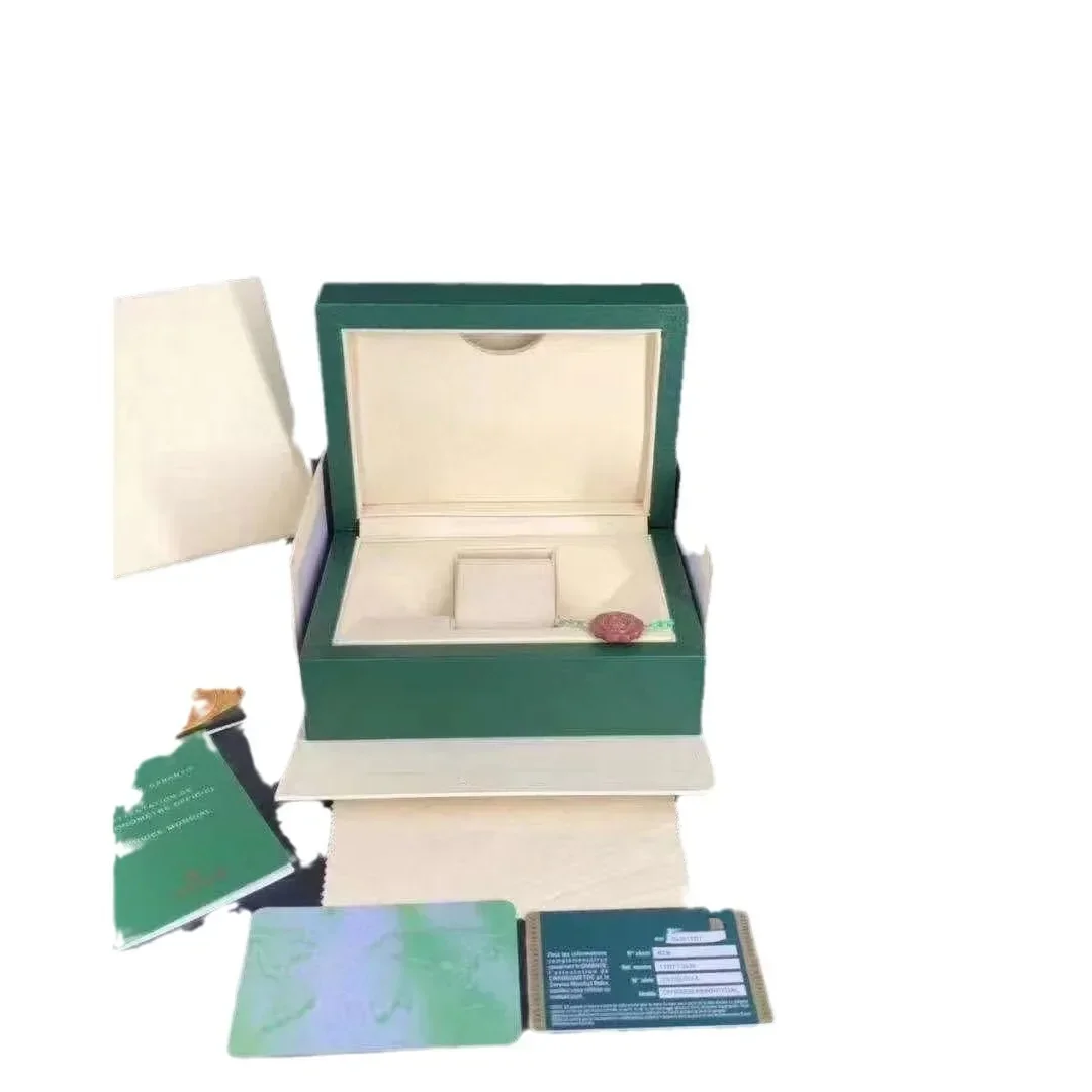 Luxury Green Watch Gift Box with Full Set Accessories – Includes Instruction Card, Protective Case, and Elegant Packaging – Compact Portable Storage Case for Men’s and Women’s Watches – Made in China - 图片 4