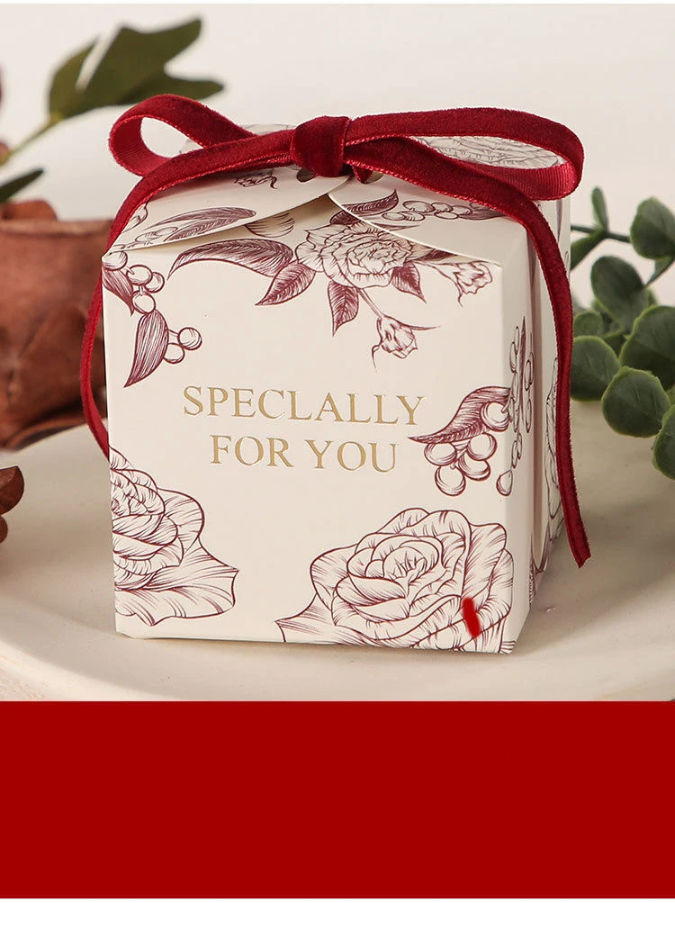 10pcs Small Gift Boxes for Candles, Dolls, or Party Favors with Bow Ribbon, Elegant Paper Packaging for Weddings, Birthdays, and Special Occasions, Direct from Factory, Durable and Reusable 3