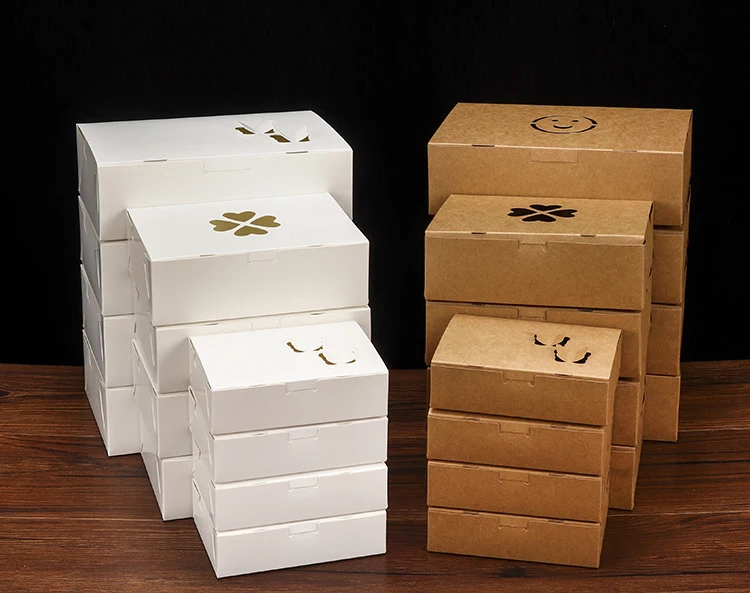 50Pcs Kraft Paper Lunch Boxes Disposable Meal Prep Containers with Tab Lock, Eco-Friendly Takeout Food Packaging Boxes for Salad, Snacks, Restaurant, Catering, Home Kitchen, Party and Delivery 12