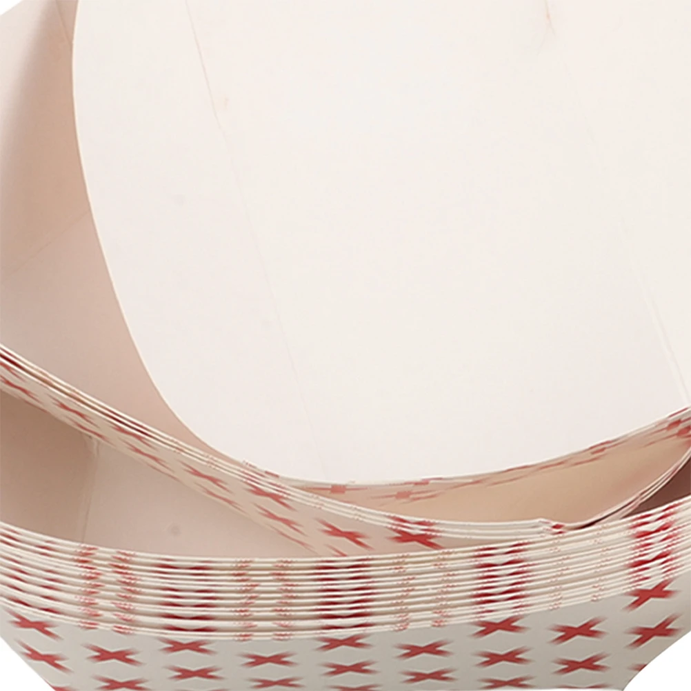 50pcs Kraft Paper Hot Dog Trays, Disposable Snack and Food Serving Containers, Open-Top Fry Boats for Parties, Restaurants, and Outdoor Events - 图片 2