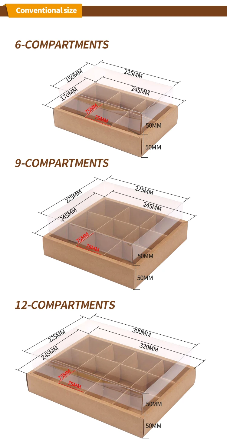 Gold Foil Embossed Multi-Lattice Cupcake Box Hard Dessert Packaging for Cookies, Cakes, Macarons, Snacks, Weddings, Parties, Bakery Takeaway, Custom Logo, Pattern, Size, Material, 2/4/6/9 Divider Options 1