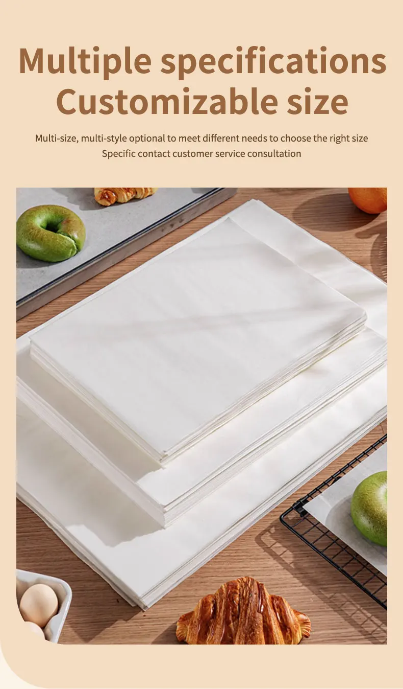 50/100pcs Non-Stick Silicone Baking Paper – Square & Rectangular Greaseproof Sheets for Barbecue, Steaming, Freezing, Cooking, Oven & Kitchen Camping Tools 5