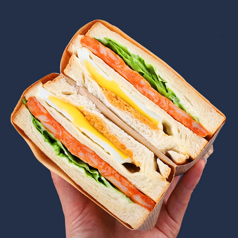 50 Sheets Greaseproof Deli Paper, Non-Stick Sandwich Wrapping Paper, Oil-Proof Baking Parchment Liner for Bread, Burger, Cake, Pizza, Dessert, Food Wrapping and Takeout Packaging 7