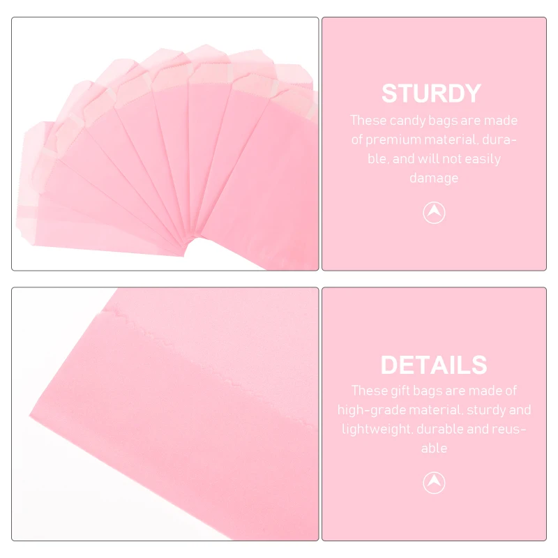 50pcs Greaseproof Paper Bags with Clear Window for Bakery, Toast, Cookies, Pastries, Sandwiches, Bread Storage and Packaging 5