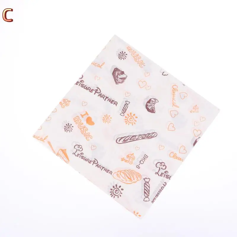 50 Pieces Premium Grease-Resistant Baking Paper Bags 18x18cm for Sandwiches, Donuts, Burgers, Fried Snacks, Picnic & BBQ Food Wrapping, Leak-Proof, Durable, Kitchen & Party Essentials - 图片 8