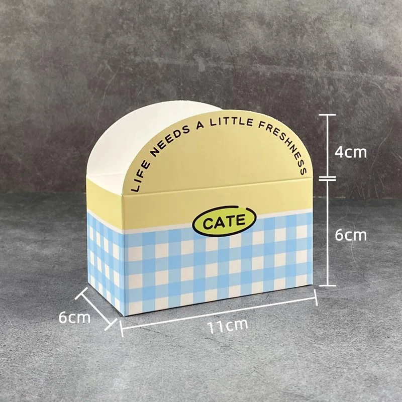 50 Pack Kraft Paper Croissant Sandwich Boxes Disposable Food Packaging for Bakery Breakfast Lunch Donuts Bread Snack Catering Party Use Eco-Friendly Baking Supplies - 图片 5