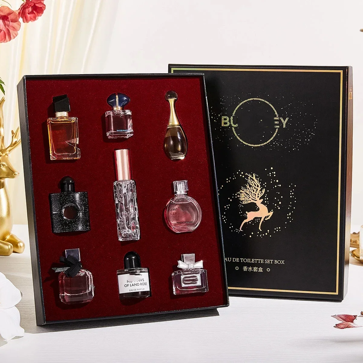 60ML Unisex Perfume Bottle and Pheromone Cologne Set with Fine Mist Spray and Luxury Gift Box, Multiple Materials Including Glass, Acrylic, PET or Metal, Long-Lasting Woody Floral Fragrance for Compact, Portable, Gifting, and Factory Direct Orders