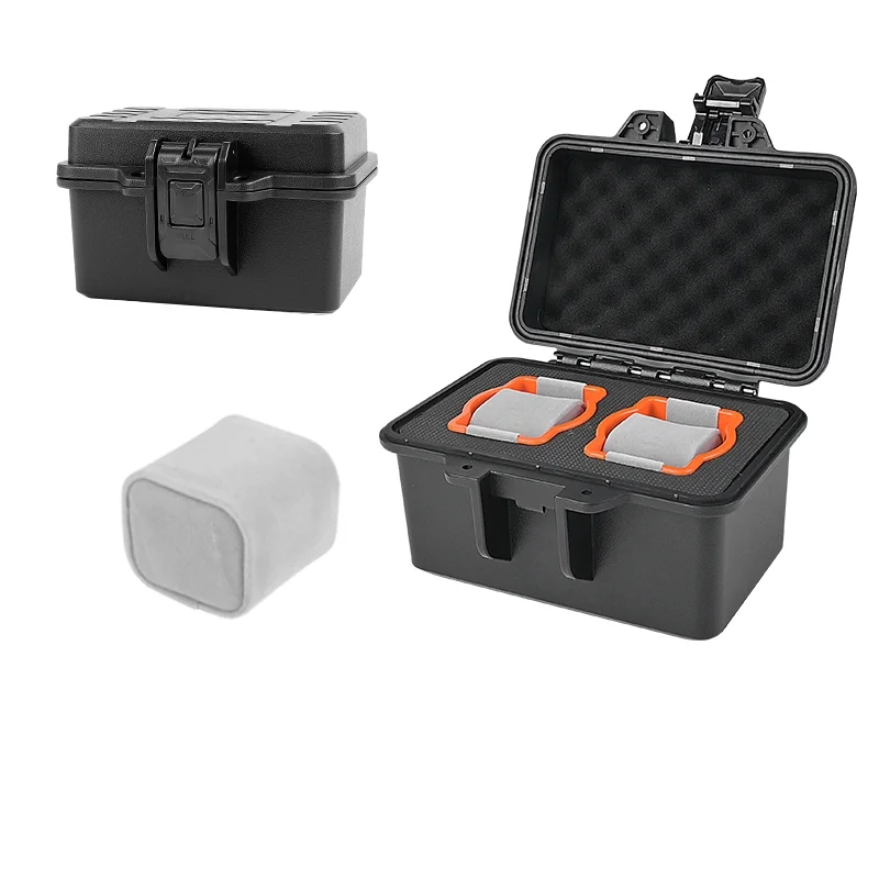 Waterproof Watch Storage Box for Men with Secure Anti-Drop Design, Portable Jewelry Display Case and Toolbox Organizer for Travel and Home, Protective Suitcase for Watches, Bracelets, Rings, and Accessories - 图片 7