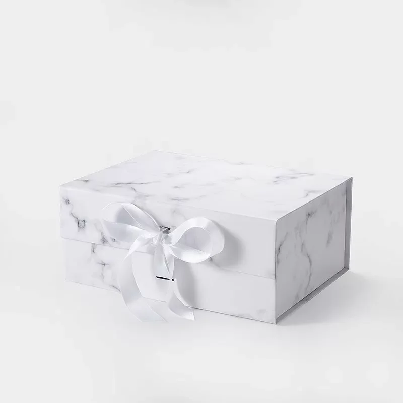 A5 Deep Luxury Magnetic Closure Gift Box – Custom Logo Rigid Packaging with Half Magnetic Flap, Matte Lamination, Eco-Friendly Foldable Design for Wedding, Birthday, and Business Gift Presentation - 图片 5