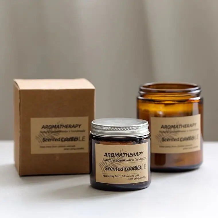 Kraft Paper Gift Boxes for Candles, Lipstick, Perfume, Cosmetics, Cake, Candy, DIY Biscuits, and Party Favors, Eco-Friendly Packaging for Weddings, Birthdays, and Events, Reusable Paper Containers, Factory Direct Supply - 图片 4