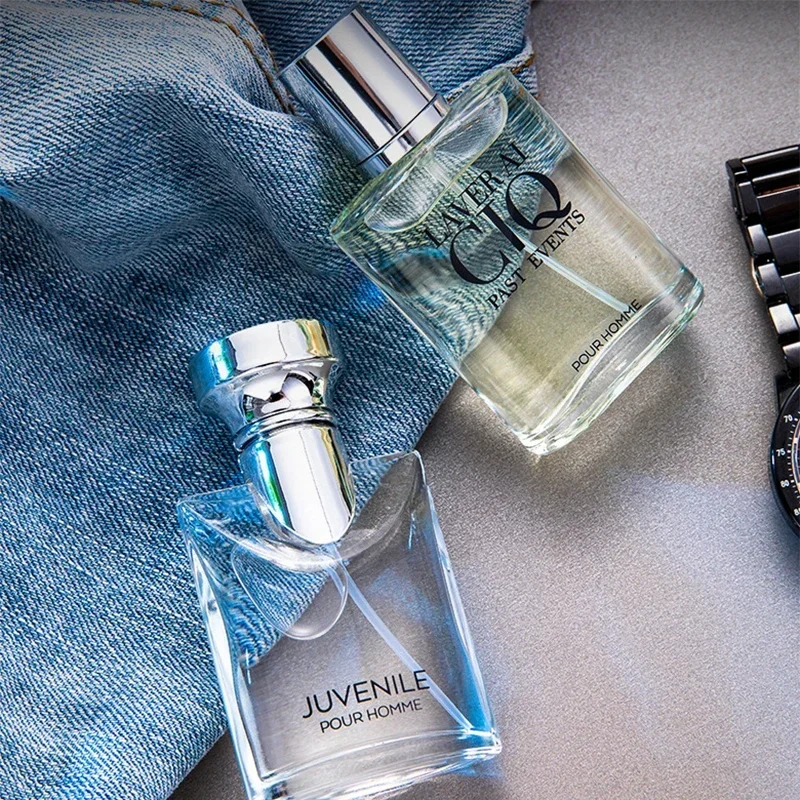 100ML Silver Mountain Water Men's Perfume 4PCS Bottle Set with Fine Mist Spray and Luxury Gift Box, Multiple Material Options Including Glass, Acrylic, PET or Metal, Refreshing Light Fragrance for Retail, Gifting, and Factory Direct Orders 4