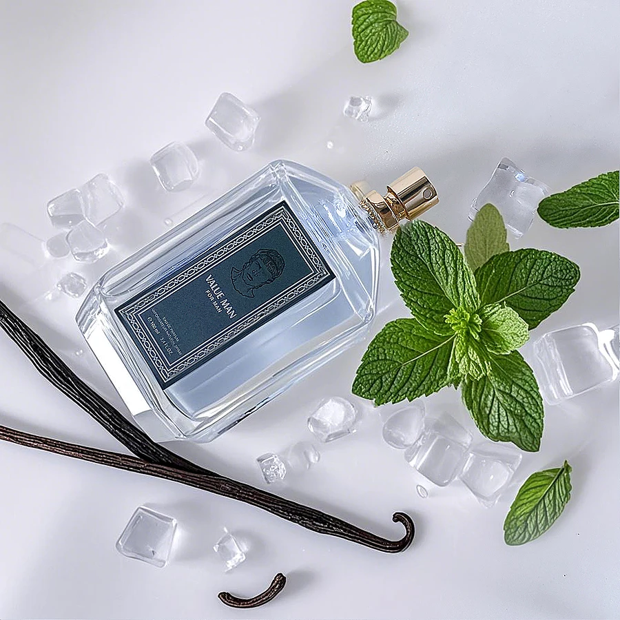 100ml Men's Perfume Glass Bottle with Luxury Gift Box, Refillable Spray Atomizer Inspired by Ero Fougere Fragrance, Travel Portable Sub-Bottle Container for DIY Fragrance or Essential Oils - 图片 4