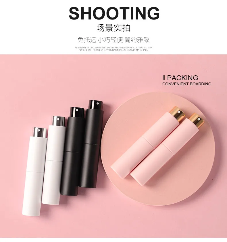 10ml Portable Refillable Perfume Atomizer – Mini Empty Spray Bottle for Travel, Compact Cosmetic Fragrance Dispenser, Leakproof Aluminum Tube Container for Essential Oils, Toner, and Makeup Mist 10ml Portable Refillable Perfume Atomizer – Mini Empty Spray Bottle for Travel, Compact Cosmetic Fragrance Dispenser, Leakproof Aluminum Tube Container for Essential Oils, Toner, and Makeup Mist