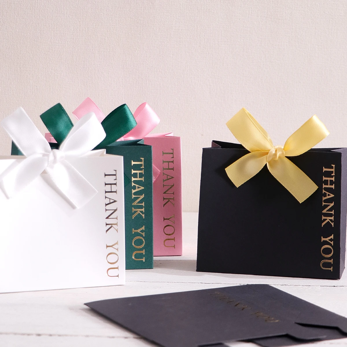 5-Pack Mini Luxury Gift Boxes, Elegant Paper Packaging for Candies, Chocolates, Small Gifts or Party Favors, Perfect for Weddings, Birthdays, Anniversaries, Special Celebrations, Factory Direct Supply - 图片 5