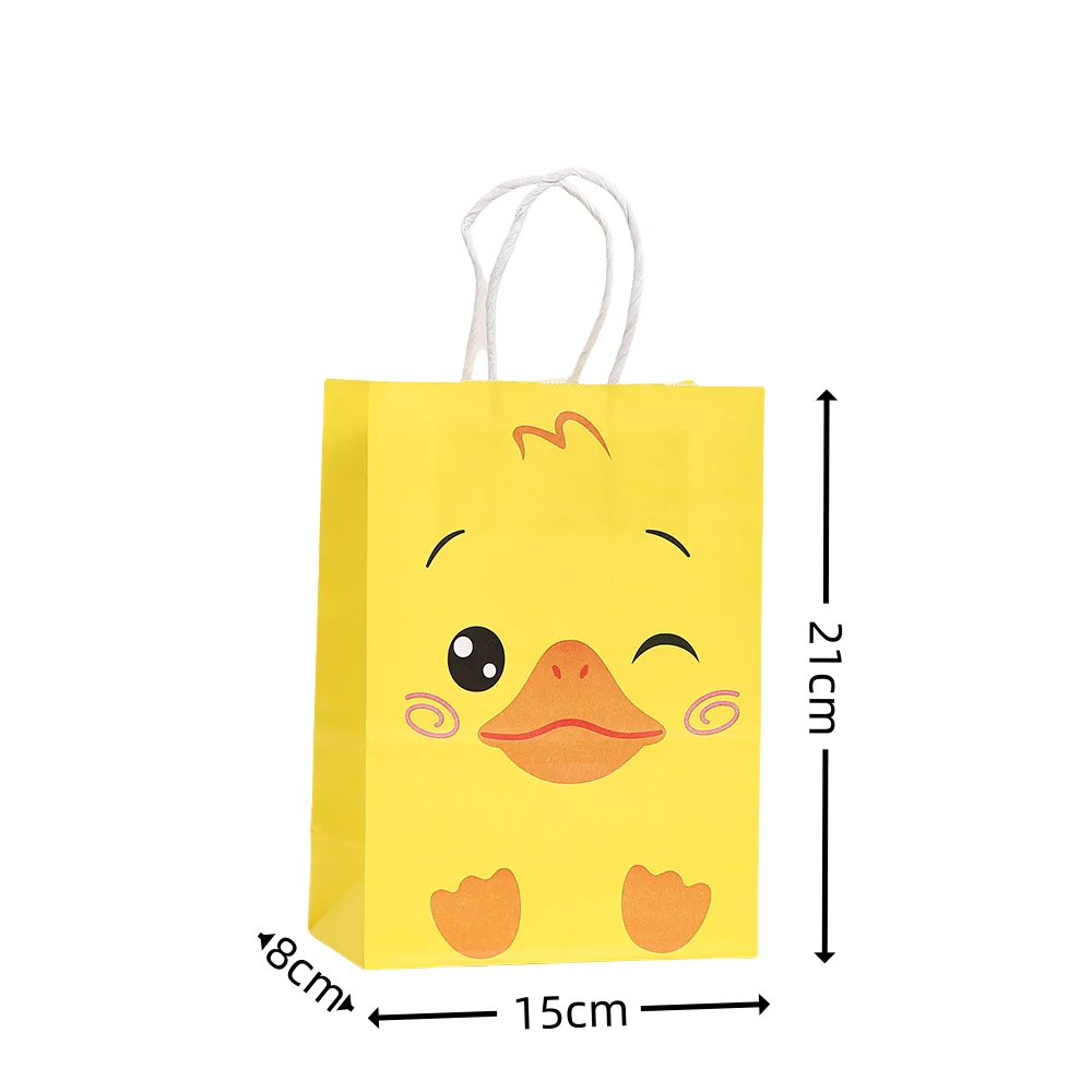 LPZHI Yellow Duck Gift Bags, Cute Duckling-Themed Party Tote Bags for Sweets, Candy, Small Gifts or Mini Bakery Packaging, Reusable Designer Kraft Paper Bags, Factory Direct Supply LPZHI Yellow Duck Gift Bags, Cute Duckling-Themed Party Tote Bags for Sweets, Candy, Small Gifts or Mini Bakery Packaging, Reusable Designer Kraft Paper Bags, Factory Direct Supply