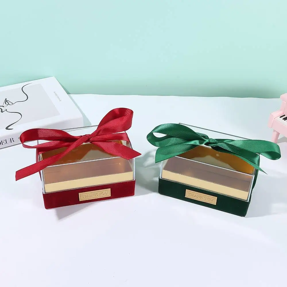 Clear Acrylic Gift Box with Elegant Bow – Transparent Luxury Packaging for Birthday Parties, Weddings, Valentine’s Day, and Special Occasions, Ideal for Presenting Hand Gifts and Keepsakes 9