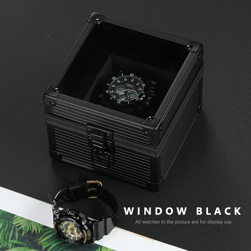 Aluminum Watch Display Case with 1/3/5 Slots, Portable Suitcase Organizer for Men & Women, Multifunctional Clock Storage Box, Watch Stand Holder, Jewelry Storage and Travel Case with Secure Compartments - 图片 19