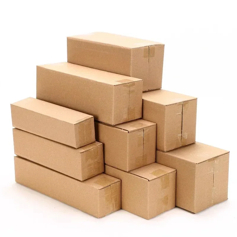 Long Corrugated Cardboard Box for Red Wine or Umbrella – Rectangular 3-Layer Thickened Kraft Carton, Wear-Resistant Mailing & Express Packaging Box for Shipping and Storage - 图片 4