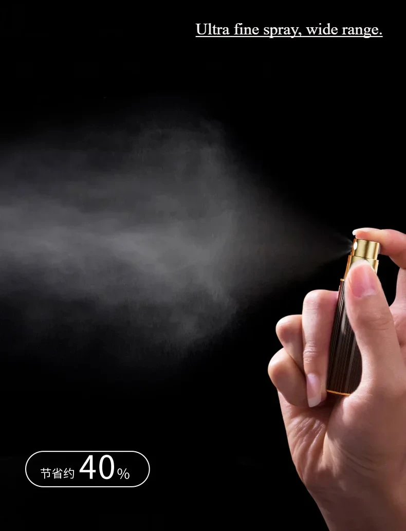 5ML 10ML Portable Refillable Perfume Atomizer Bottles, Mini Bottom-Filling Cosmetic Spray Containers for Travel, Makeup, and Everyday Use, Lightweight Liquid Dispensers for Fragrance and Beauty Essentials - 图片 4