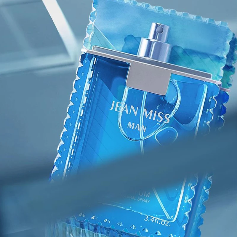 Men's Eros Perfume Bottle 100ML with Fine Mist Spray and Luxury Gift Box, Multiple Materials Including Glass, Acrylic, PET or Metal, Long-Lasting Fresh Ocean Fragrance, Attracting Women, Ideal for Dating, Factory Direct Orders 9