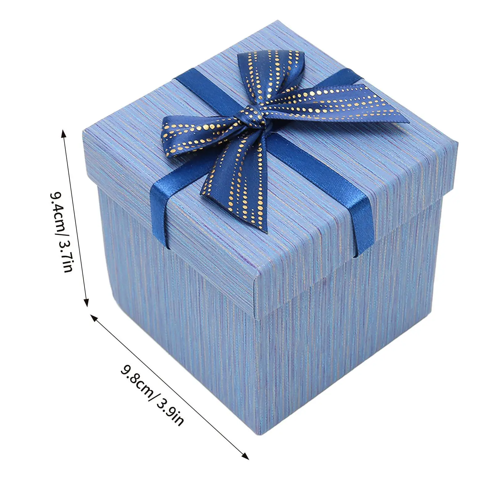 Elegant Gift Boxes with Lids 4Pcs | Decorative Paper Packaging Boxes for Wedding, Birthday, Christmas & Valentine’s Day | Reusable Present Box with Ribbon for Gift Wrapping and Decoration 5