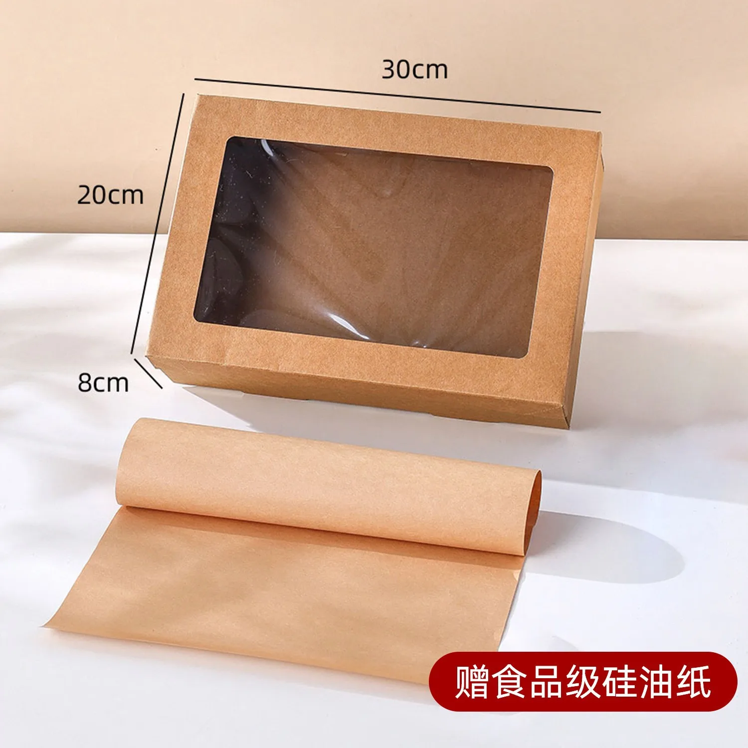 10PCS Disposable Nine-Grid Kraft Paper Boxes for Desserts, Fruits, Cakes, and Snacks, Eco-Friendly Takeaway Packaging for Spring Outings, Camping, Picnics, Parties, Brunch, Customizable Food Containers - 图片 14