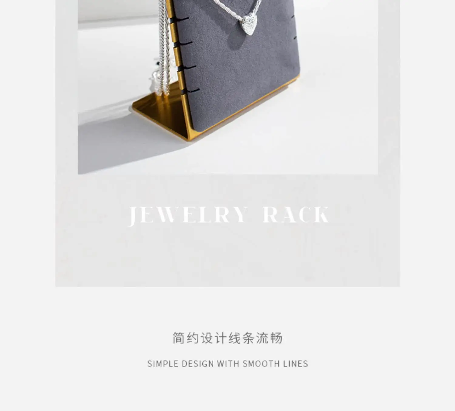 Velvet Metal Necklace Holder Display Stand – Elegant Pendant Show Shelf for Jewelry Packaging and Display, Velvet-Coated Metal Rack for Retail, Boutique, and Exhibition Counter Decoration Velvet Metal Necklace Holder Display Stand – Elegant Pendant Show Shelf for Jewelry Packaging and Display, Velvet-Coated Metal Rack for Retail, Boutique, and Exhibition Counter Decoration