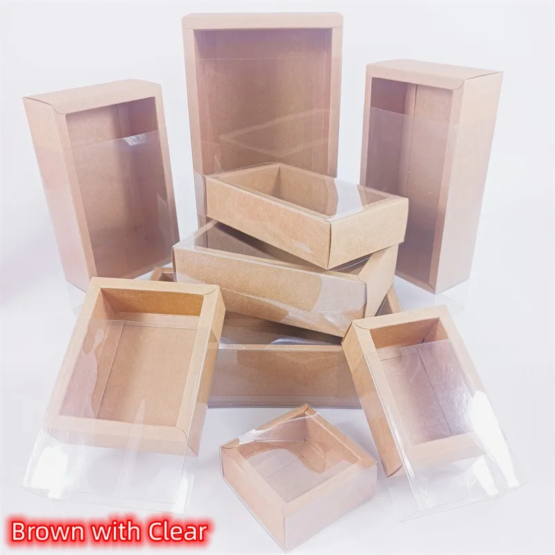 Clear Cake Boxes Birthday Party Gift Organizer, Transparent Dessert Packaging Containers for DIY Baking Tools, Cakes, Cupcakes, Baby Shower Party Decor, and Holiday Gift Presentation Supplies - 图片 7