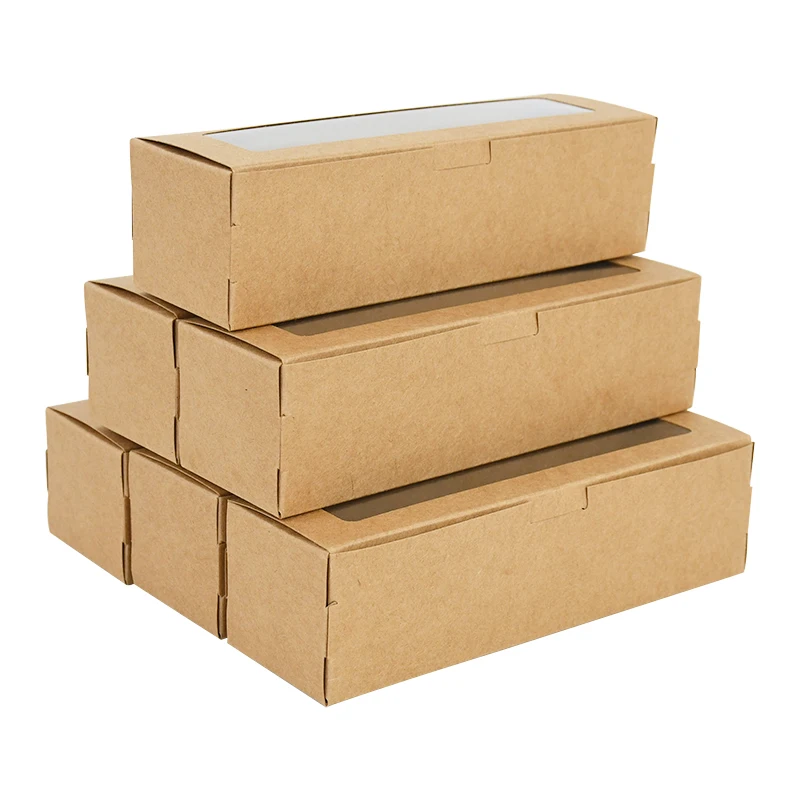 5/10/20 Pack Kraft Paper Macaron Boxes with Clear Window, Dessert Packaging Cupcake Cookie Treat Delivery Boxes for Wedding, Party, Birthday, Bakery, Eco-Friendly Takeaway 5/10/20 Pack Kraft Paper Macaron Boxes with Clear Window, Dessert Packaging Cupcake Cookie Treat Delivery Boxes for Wedding, Party, Birthday, Bakery, Eco-Friendly Takeaway 6