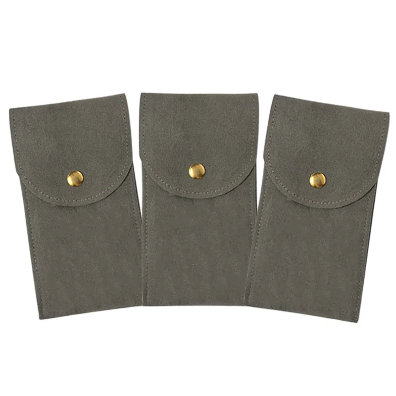 Travel Watch Organizer | Premium Embers Travel Watch Bag in Blue, Green, Gray, and Black Flannelette, Soft Velvet Lined Portable Storage Case for Wristwatches, Durable Dust-Proof Organizer, Compact Gift Pouch for Men, Business, Gym, and Travel - 图片 13