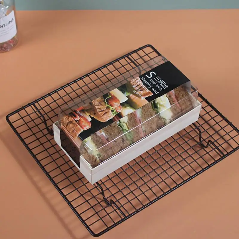 10 Pcs Wooden Dessert and Sandwich Boxes – Reusable Cake Holders, Portable Food Containers for Bakery, Parties, Takeaway, and Gift Presentation with Eco-Friendly Design 5