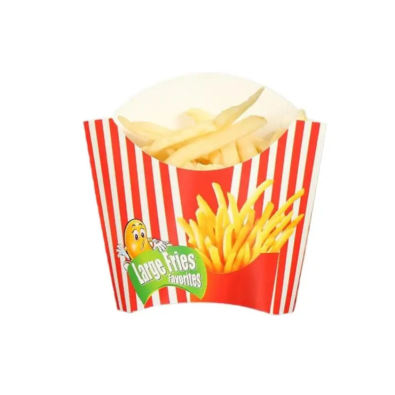 50PCS Disposable Paper French Fry Box Cups for Snacks, Charcuterie, Fruit, Salad and Fries – Eco-Friendly Takeout Packaging Containers for Food Trucks, Parties, Picnics, Catering, and DIY Snack Holders 6