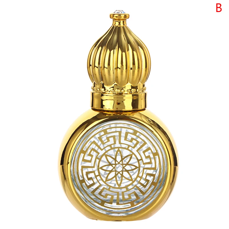 10ml Mini Essential Oil Roller Bottles with Gold Crown Cap – Elegant Carved Electroplated Glass Perfume Containers, Portable Travel-Friendly Empty Bottles for Aromatherapy, DIY Blends, and Small Business Use - 图片 7