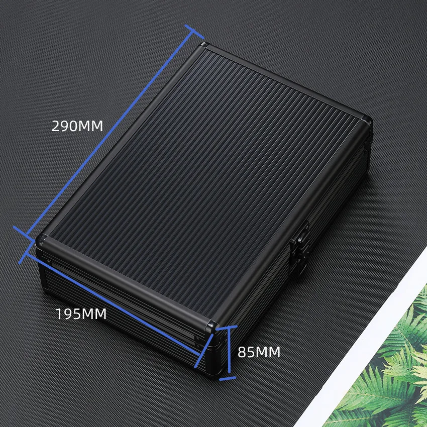 10-Slot Multi-Purpose Aluminum Alloy Watch Storage Case with Removable Internal Dividers, Protective Display Suitcase Organizer for Watches, Bracelets, Jewelry, Portable Travel Carrying and Home Storage 7