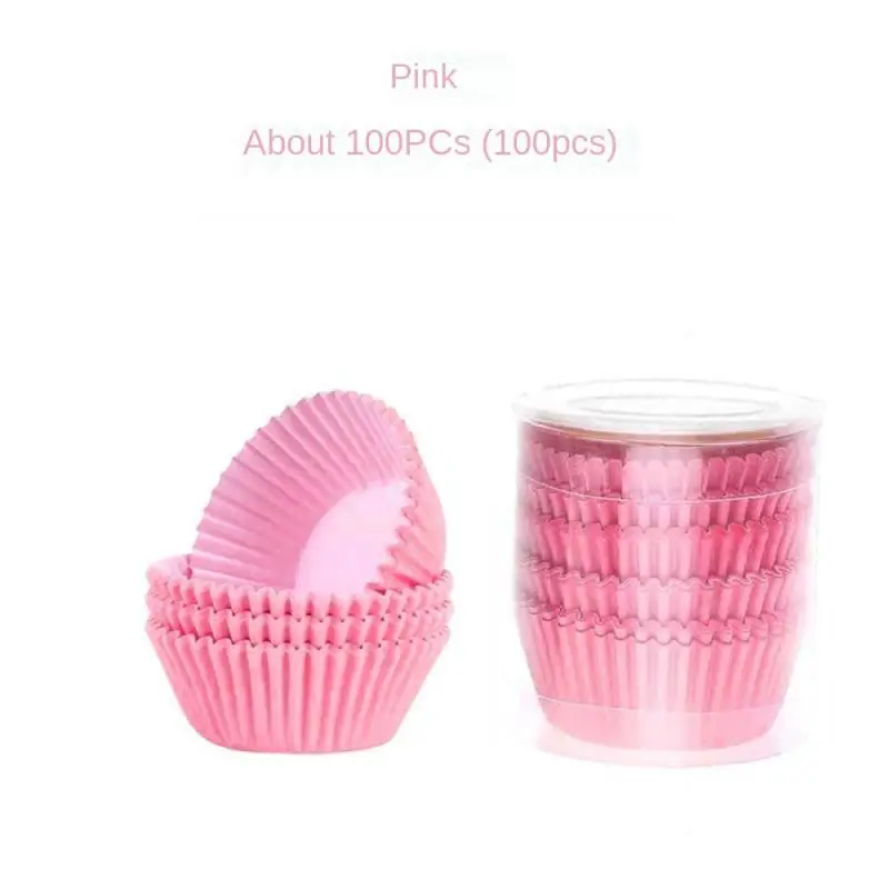 100pcs Greaseproof Paper Cupcake Liners – Oil-Resistant Muffin Cups for Baking, Party Trays, Cakes, Desserts, Homemade Cupcakes, DIY Baking Tools, Modern Minimalist Style - 图片 15