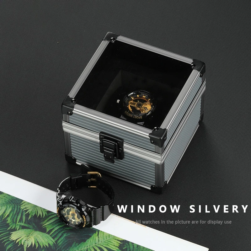Aluminum Watch Display Case with 1/3/5 Slots, Portable Suitcase Organizer for Men & Women, Multifunctional Clock Storage Box, Watch Stand Holder, Jewelry Storage and Travel Case with Secure Compartments - 图片 17